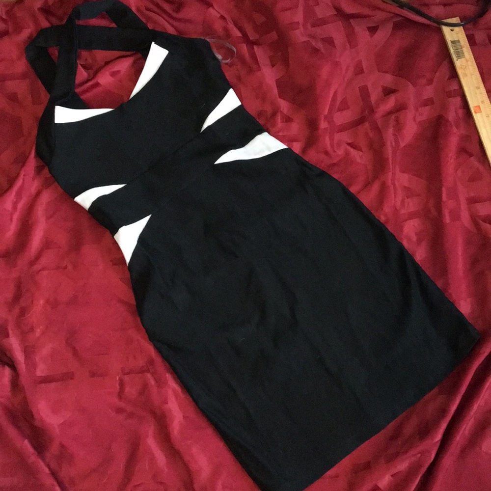 LVLX BLACK BODY HUGGING DRESS, size small
